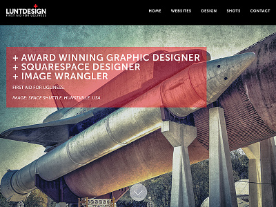 LUNTDESIGN graphic design squarespace typography websites