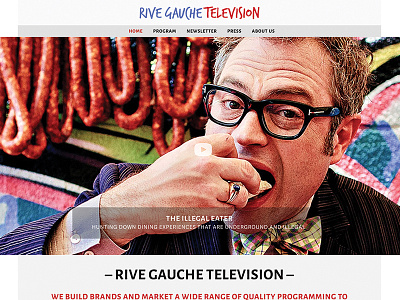 Rive Gauche Television Website