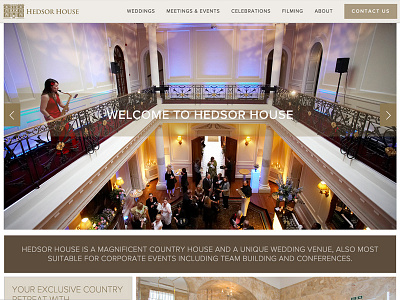 Hedsor House graphic design squarespace typography websites