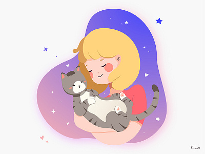 Pet Care App - Promotion Illustration app design flat illustration vector