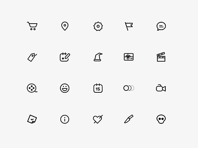 Shopping Centre Icons by Calvin Smith on Dribbble