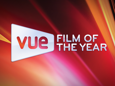 Vue Film Of The Year branding identity logo