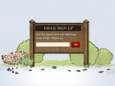 Peter's Railway web design webdesign website