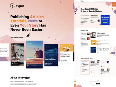 Typer - Amazing Blog and Multi Author Publishing Theme