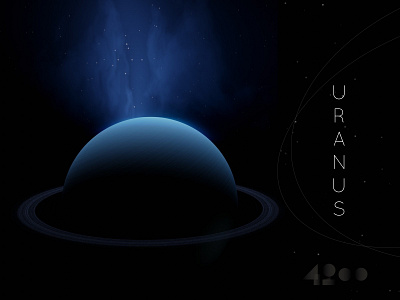 Uranus 3d 4200 design planet space uranus wallpaper