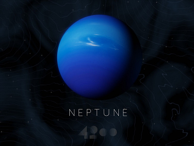 190726neptune Dribbble 3d 4200 design neptune planet space wallpaper