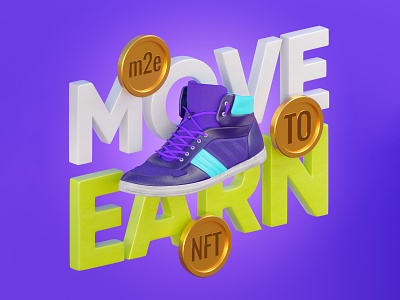 Move to Earn trend blockchain cryptocurrency gmt gst m2e move to earn nft non-fungible token sneakers stepn