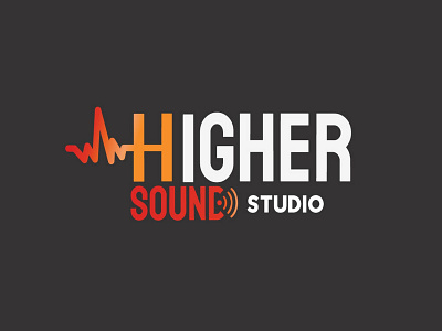 Higher Sound Studio Logo Design audio logo audio players band logo brand identity branding dj logo ecommerce gradient logo letter mark monogram logo logo design logodesign minimalist logo modern logo music music app play player sound logo unique logo