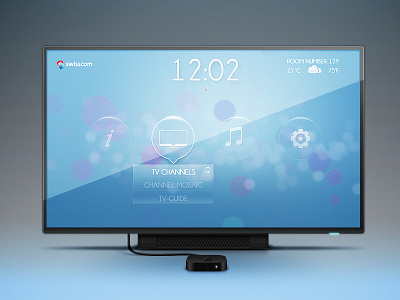 SmartTV UI/UX apple design smart tv smarttv swisscom ui uiux
