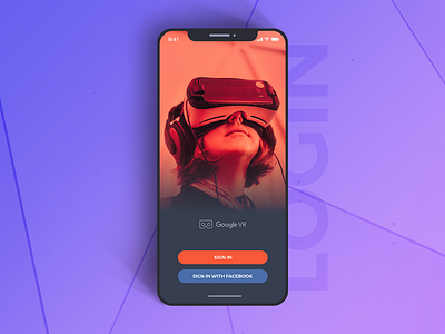 Login Form Concept - IphoneX