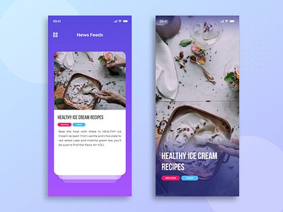 News Feeds App - Freebie