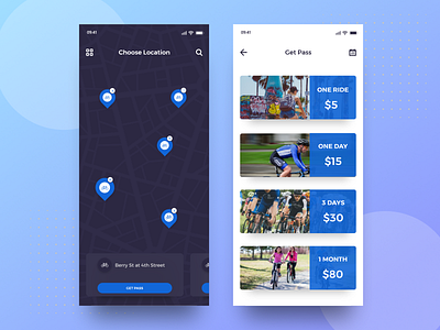 BikePlus Rent App - Freebie