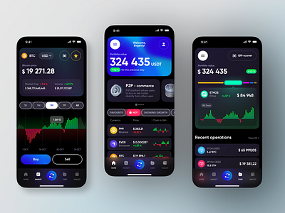 Crypto wallet || UX/UI design