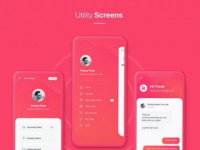 Mobile app || UX/UI design design graphic design illustration mobile design ux ui design