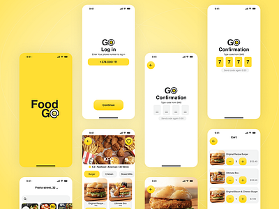 Food mobile app || UX/UI design