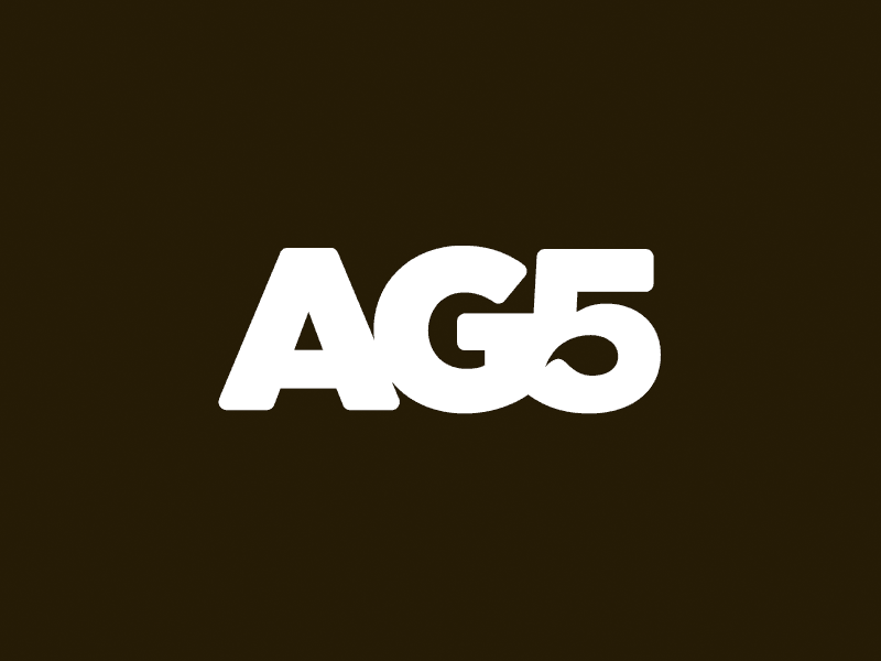 AG5 brand brandmark clean corporate logo