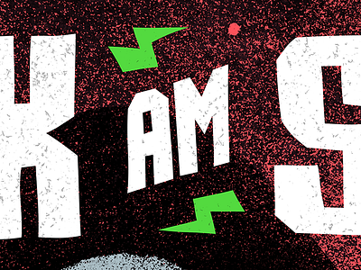 … AM … detail festival handdrawn poster type typography