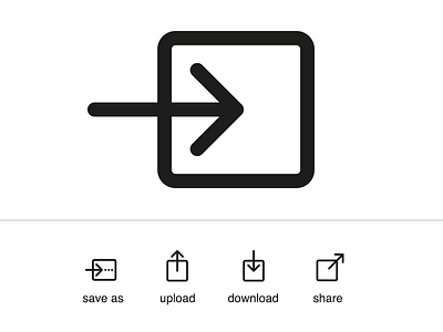 the new “save …” icon action button download file files icon interface new save save as share upload