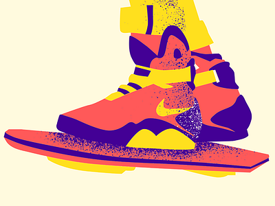 Back To The Future Today backtofuture hoverboard illustration martymcfly today vectorart