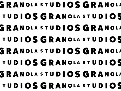Granola Studios Pattern branddesign branding clean filmstudio logo pattern repeating simple startup subtle virtualreality wordmark