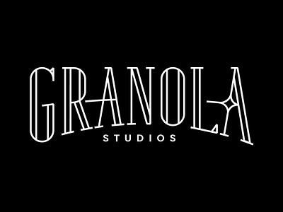Granola Studios branddesign branding filmstudio logo retro vintage virtualreality wordmark