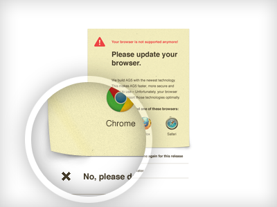 Browser Support Warning