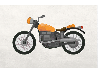 Motorbike Vector Illustration