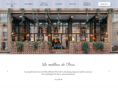 l'hotel Paris mobile design ui ui design ux visual design