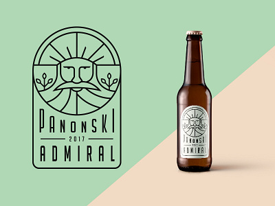 Panonski Admiral - Craft Beer admiral art beer branding craft fields line logo pannonian