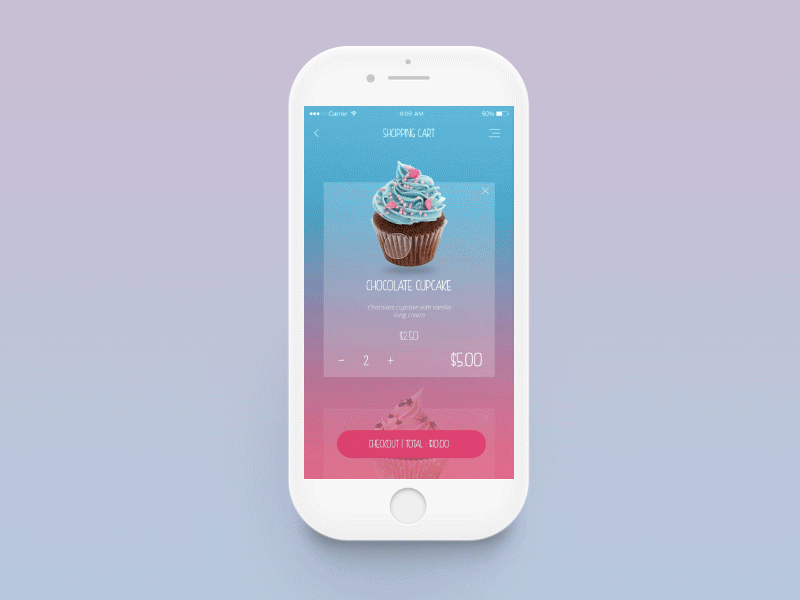 Cupcake Store app