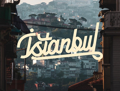 Istanbul City Bosphorus calligraphy cover design graphic design hand lettering illustration istanbul lettering logo poster quotes typography wallpaper