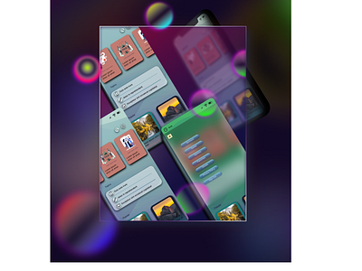 The Interface and Menu of an App, Complete With Animations 3d design graphic design illustration ui ux vector