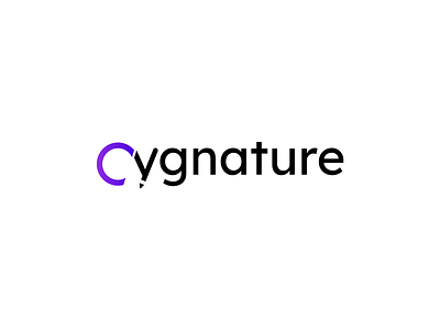 Logo Redesign Concept for Cygnature - A Digital Signing Platform adobe illustrator brand brand logo branding c logo design digital sign digital signature graphic design logo logo design logo design branding minimal logo pen logo textual logo ui ux vector