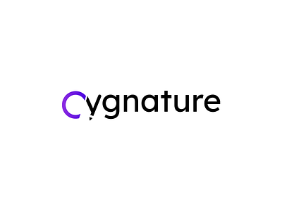 Logo Redesign Concept for Cygnature - A Digital Signing Platform