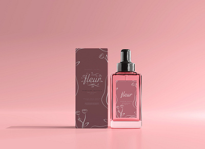 Fleur Perfume Package Design branding graphic design logo
