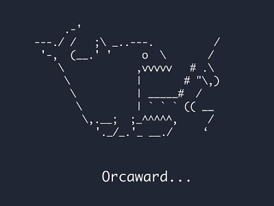 Orcaward ASCII