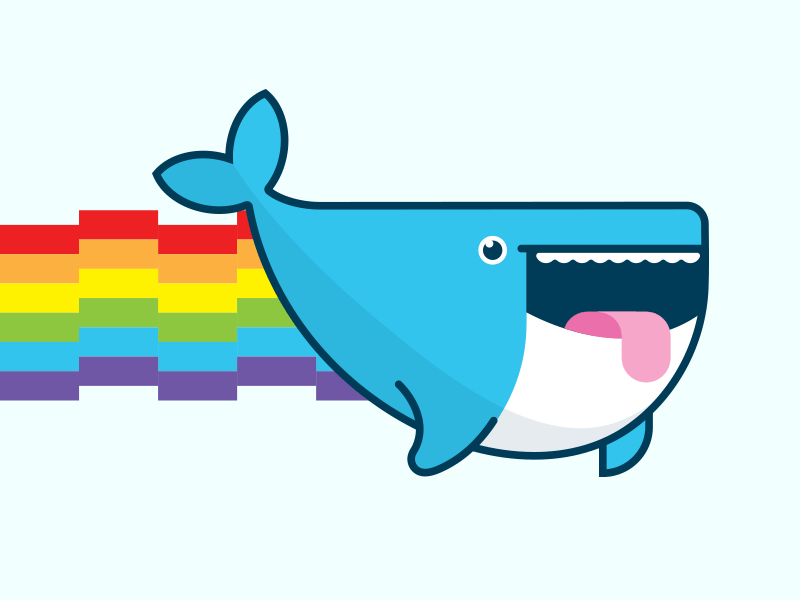 Nyan Whale docker illustration nyan offerzen whale