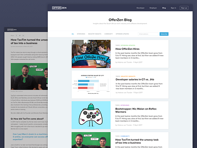 We redesigned our blog! 🎉 blog design tech ui ux website