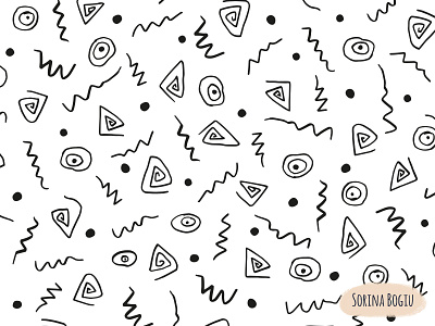 Squiggles Pattern design dots fun handdraw homedecore illustration illustrator lines pattern patternart patterndesign patterndesigner patternlove squiggles surfacedesign zigzag