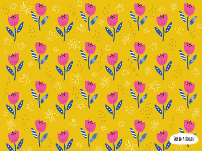 Wild Bloom Pattern