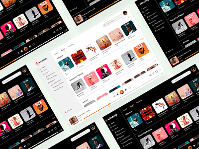 Redesign of the winamp music player music player redesign . ui