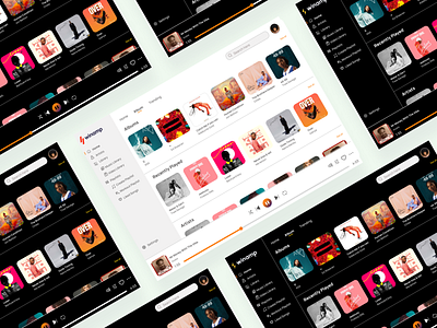 Redesign of the winamp music player