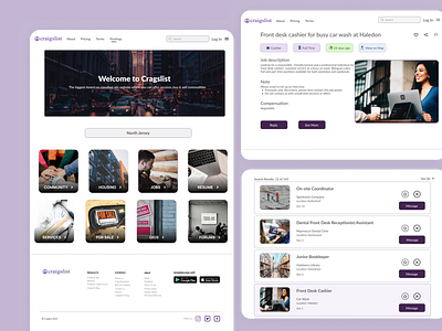Redesign of selected craigslist pages challenge craigslist redesign ui