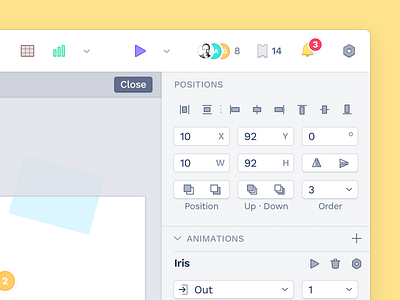 Slidy · Concept animations collaborative color community concept detail inner page keynote live pitch platform share shop sketch sketchapp slide team template ui ux