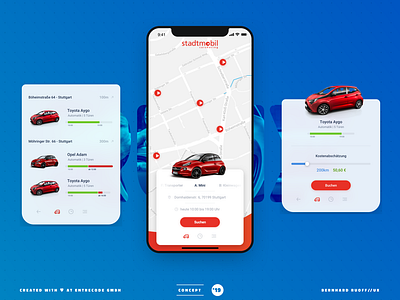 UX Concept Car-Sharing App