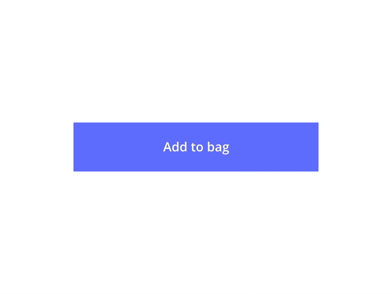 Add to Bag CTA action animation bag basket button check confirm slide tick ui ux