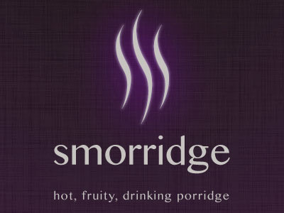 Smorridge food and drink logo porridge smoothie