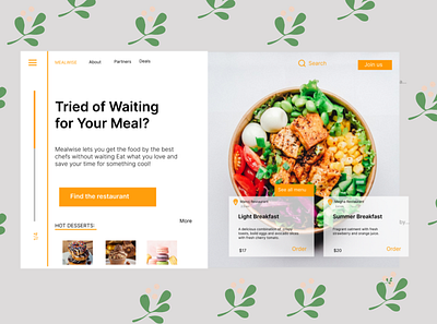 Restaurants Web Design design restaurants web design trending web design ui web