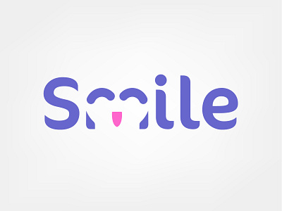 Smile Logo logo design concept m logo negative space smile logo typogaphy