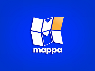 Logo refresh project for Mappa System Ltd. alphabet logo branding and identity digital map logo 2d logo alphabet logo design logo design branding logo mark logo refresh logotype